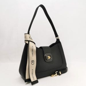 Дамска чанта CHRISBELLA черна,малка 2601H