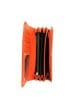 Портмоне от естествена кожа оранжево, голямо 1039OR