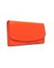 Портмоне от естествена кожа оранжево, голямо 1039OR