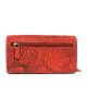 Портмоне от естествена кожа червена гама, голямо GAP 21857CH