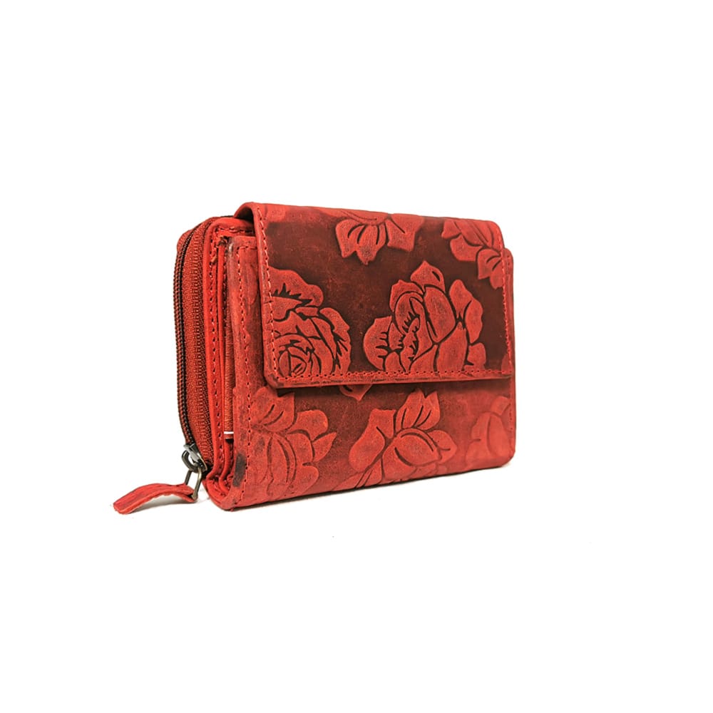 portmone-21861z-6 Портмоне от естествена кожа, червено GAP 21861CH