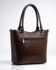 Дамска чанта от еко кожа кафява, модел 2387K