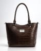 Дамска чанта от еко кожа кафява, модел 2387K