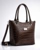 Дамска чанта от еко кожа кафява, модел 2387K