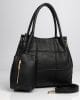 Дамска чанта от еко кожа черна, модел DR008H