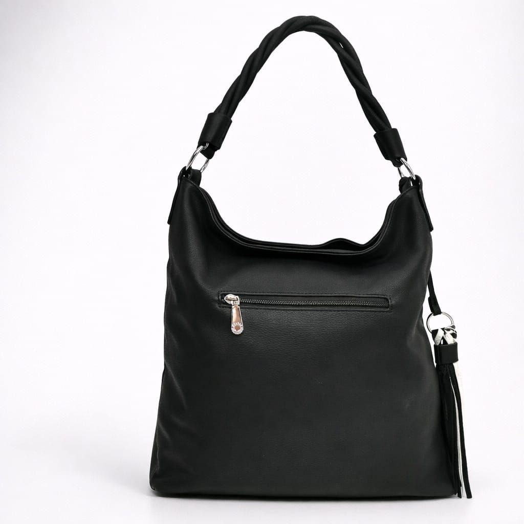 8084H-b дамска чанта еко кожа 8084H back