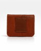 Портмоне 3076KO цвят коняк, малко, естествена кожа, за колан