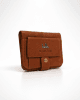 Портмоне 3076KO цвят коняк, малко, естествена кожа, за колан