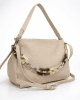 Чанта с декорация Diana Co 921-2BE бежова, средна