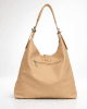 Дамска чанта бежова в стил хобо DD672BE голяма