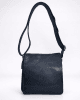 Тъмно синя мъжка чанта от еко кожа 102TS средно голяма