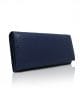 Портмоне от естествена кожа 0807TS тъмно синьо, голямо