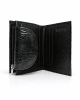 Портмоне от естествен лак, черно, малко, вертикално 44-1H Портмоне от естествен лак, черно, малко, вертикално 44-1H