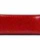 Портмоне от естествен лак, червено, голямо 634CHL