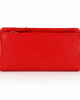 Портмоне от естествена кожа, червено, голямо 779CH