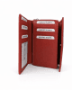Тъмно червено портмоне от естествена кожа GAP24159TCH средно по големина, вертикално