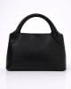 Дамска черна чанта с апликация модел 2238H малка