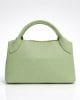 Дамска светло зелена чанта с апликация модел 2238Z малка