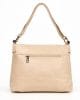 Дамска чанта с капак ежедневна модел 3214EK екрю, средно голяма Дамска чанта с капак ежедневна модел 3214EK екрю, средно голяма