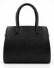 Дамска черна чанта с къси дръжки за работа модел 352H средно голяма