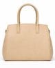 Дамска бежова чанта с къси дръжки за работа модел 352BE средно голяма