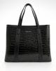Чанта David Jones черна с кроко ефект модел 7692H средно голяма Чанта David Jones черна с кроко ефект модел 7692H средно голяма
