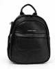 Дамска раница от еко кожа 131220-17H черна, малка Дамска раница от еко кожа 131220-17H черна, малка