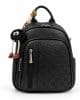 Дамска раница еко кожа черна, модел 13636-5 H
