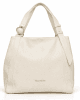 Дамска чанта еко кожа екрю, модел 6840EKR