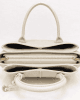 Дамска чанта еко кожа екрю, малка, модел 80086EKR