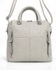 Чанта-раница в светло сиво, модел 6023SS средно голяма